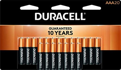 Duracell AAA Batteries 20 Pack